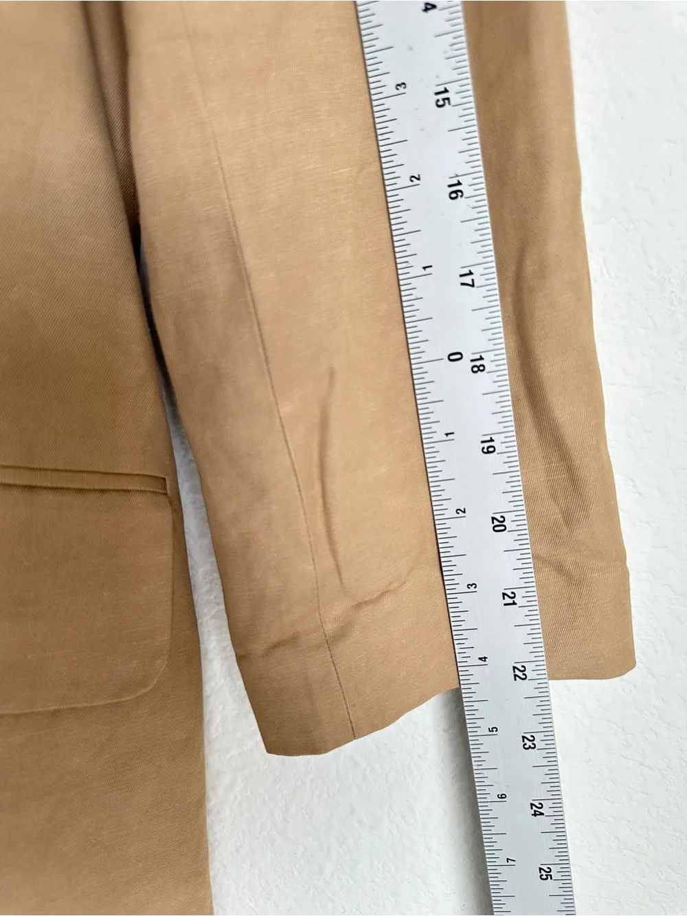 Purification Garcia women’s Blazer EU 38 US 8 beige linen blend